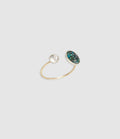 Lsonge - Bague Sublime Bliss Toi Et Moi Azurite - Femme