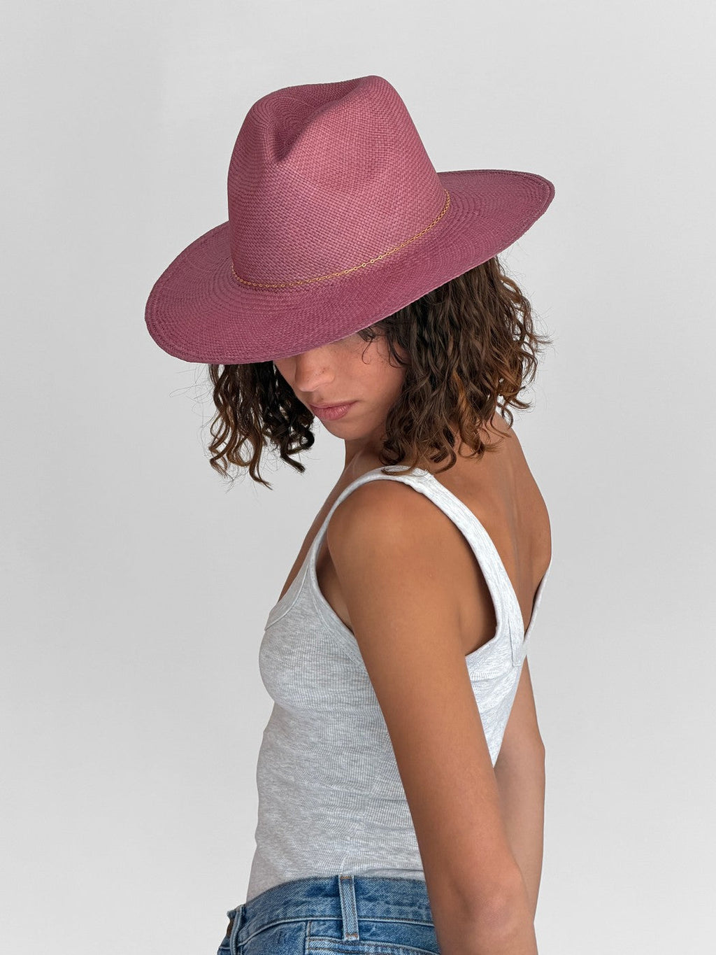 Chapeau Paille Luisa - Blush