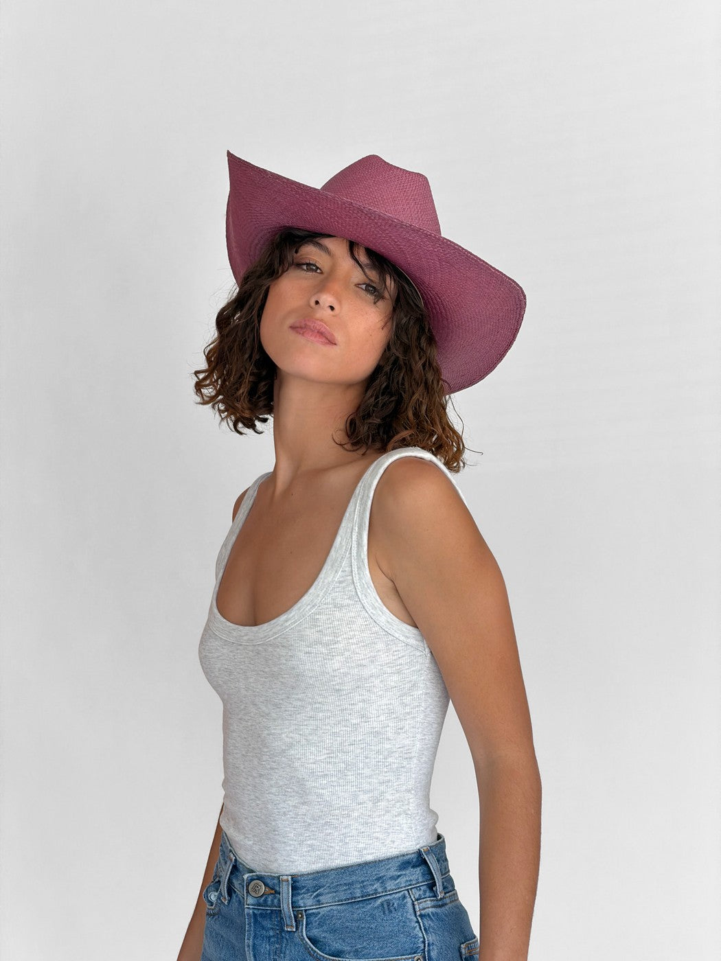 Chapeau Paille Luke - Blush