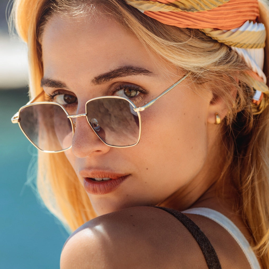 Lunettes De Soleil Love.Q Gold - Mixte - Le Petit Lunetier - The Bradery