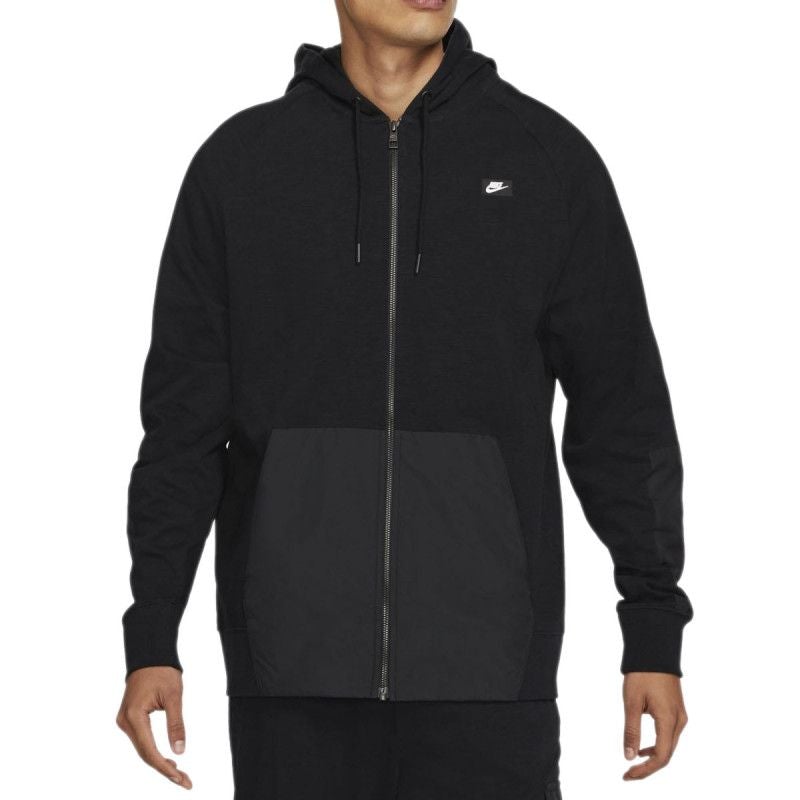 M Me Hoodie Fz Ltwt Essntl - Sweat Homme Textile - Noir SWEAT HOMME TEXTILE Nike