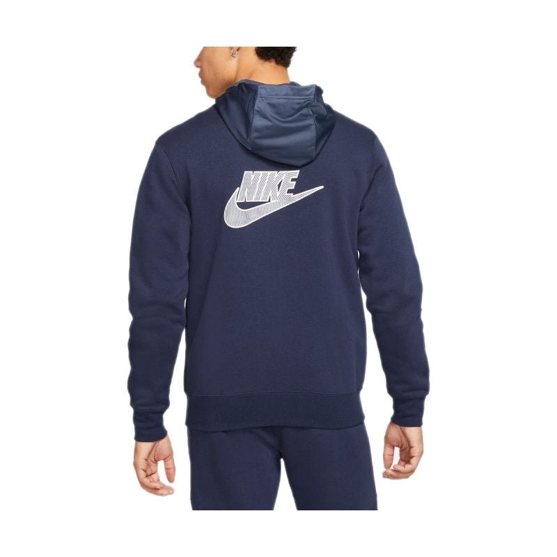 M Nsw Hbr Hoodie Fz Flc - Sweat Homme Textile - Bleu - Nike2 - The Bradery