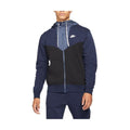 M Nsw Hbr Hoodie Fz Flc - Sweat Homme Textile - Bleu - Nike2 - The Bradery