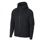M Nsw Tch Flc Hoodie Fz - Sweat Homme Textile - Noir SWEAT HOMME TEXTILE Nike