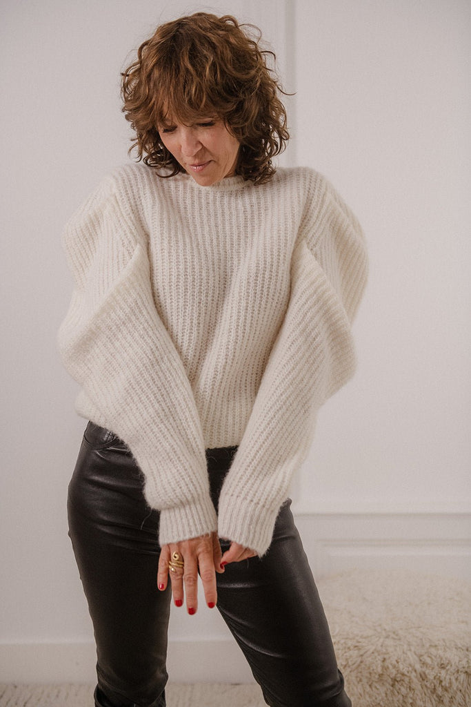 Maille Maja - Écru - Plume Paris - The Bradery