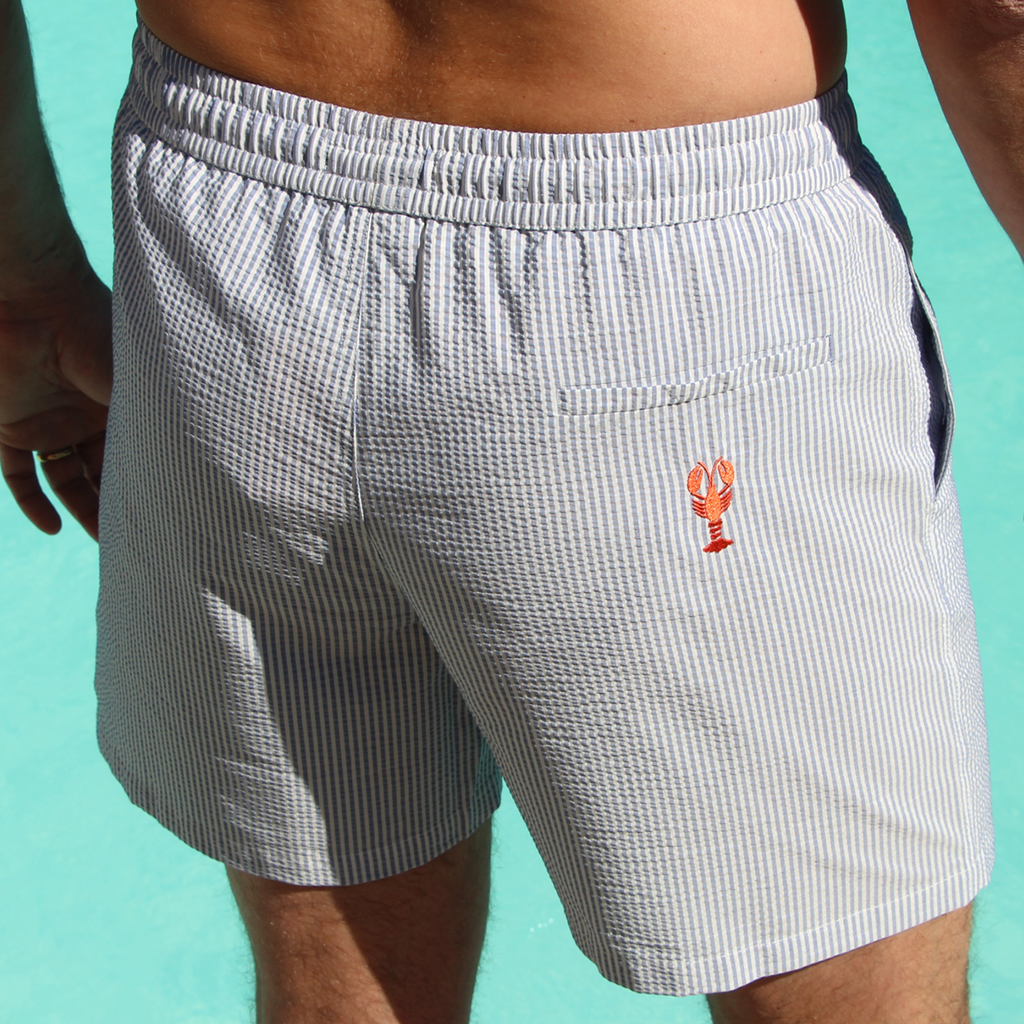 Short De Bain - L'Immergé Seersucker