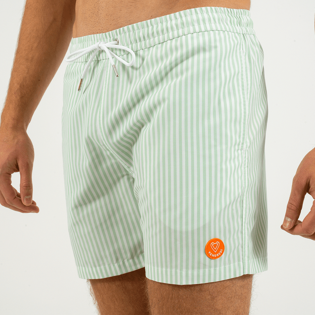 Short De Bain - Le Pimenté Rayé