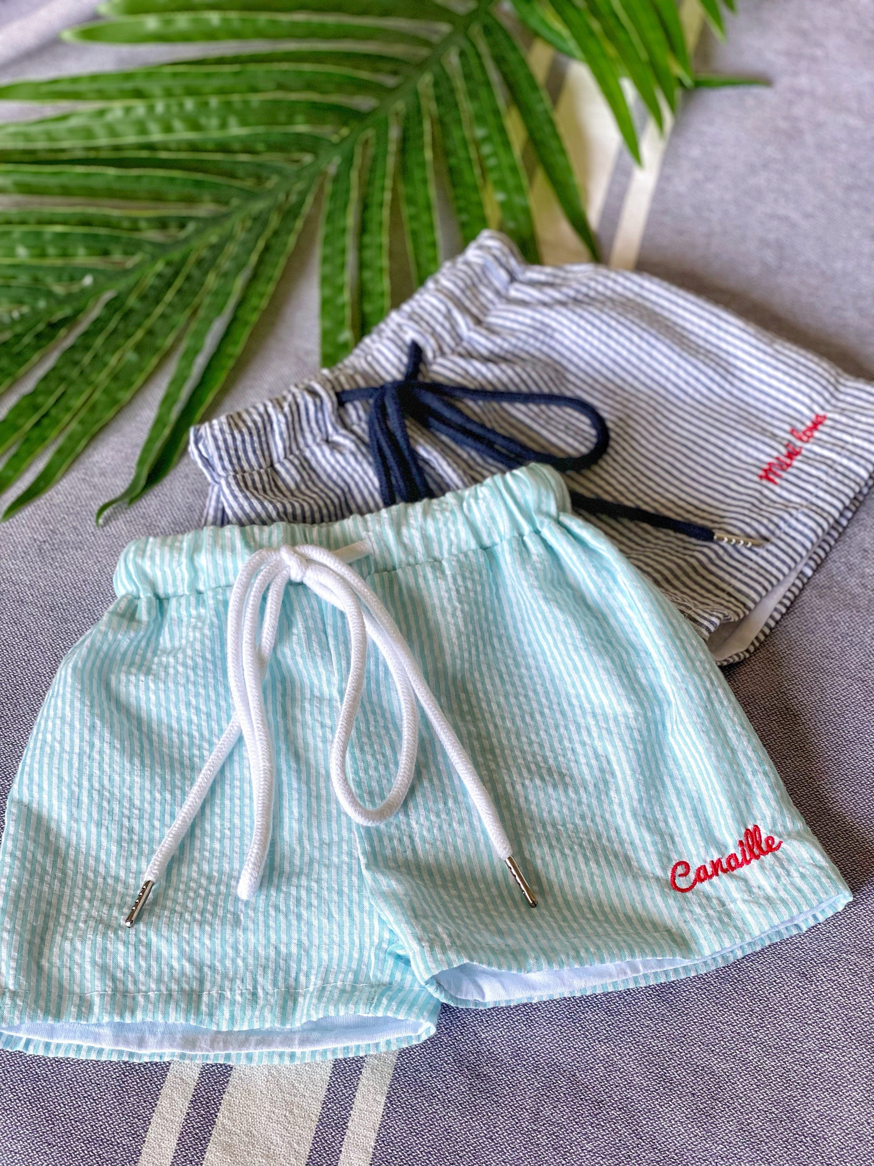 Maillot Le Nageur - Bleu Turquoise MAILLOTS Maison Pioline