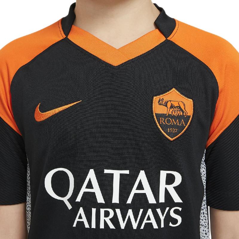 Maillot Nike As Roma Stadium Jersey - Noir - Junior NIKE TEE-SHIRT JUNIOR TEXTILE Nike