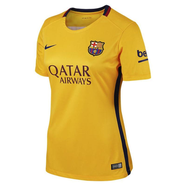 Maillot Nike Fc Barcelona Lady Away Replica 2015/2016 - 658950-740 - Jaune - Homme MAILLOT FOOTBALL HOMME TEXTILE Nike