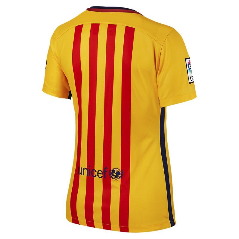 Maillot Nike Fc Barcelona Lady Away Replica 2015/2016 - 658950-740 - Jaune - Homme MAILLOT FOOTBALL HOMME TEXTILE Nike