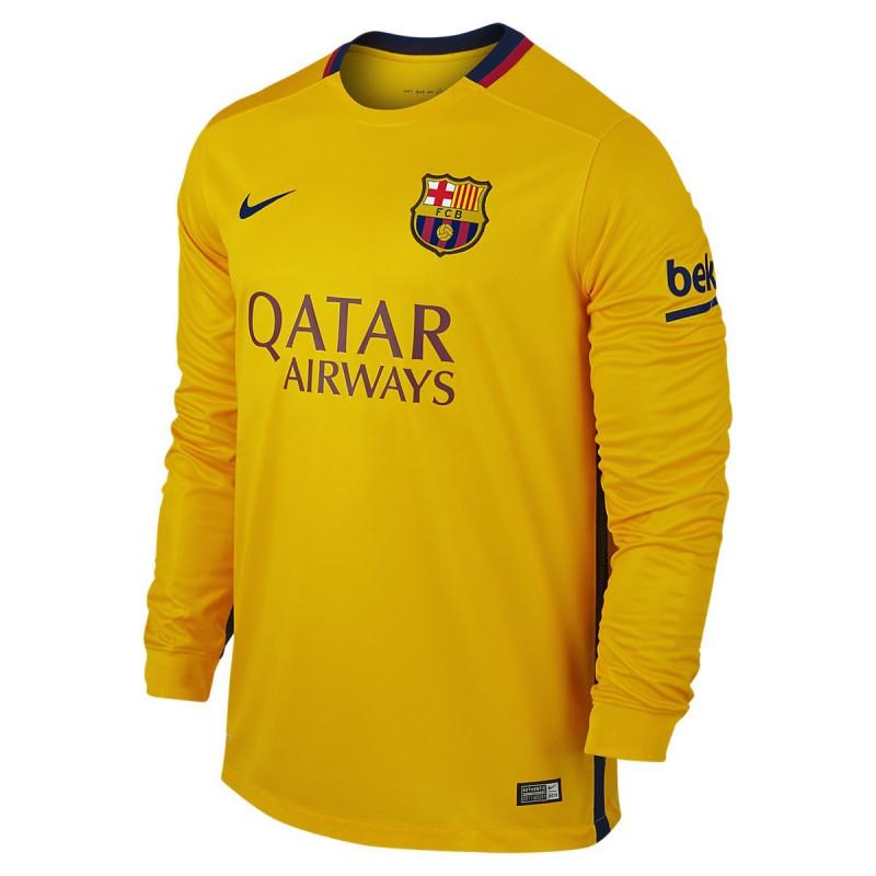Maillot Nike Fc Barcelona Stadium Away 2015/2016 - 658777-740 - Jaune - Homme NIKE TEE-SHIRT HOMME TEXTILE Nike