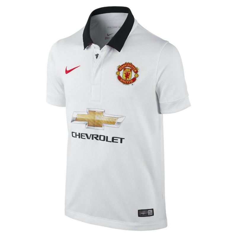 Maillot Nike Manchester United Stadium Away 2014/2015 - Blanc - Homme - Nike2 - The Bradery