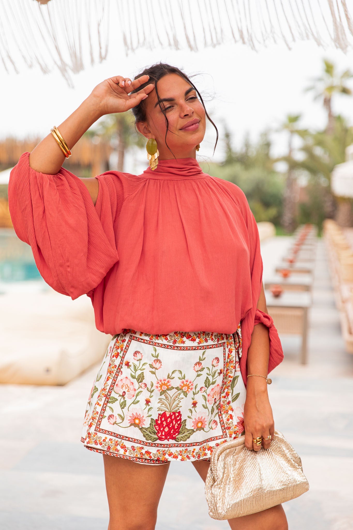 MALICIA Écrue - Jupe/Short Lin