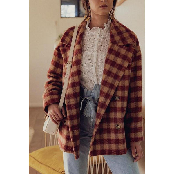Manteau Camus - Rouge