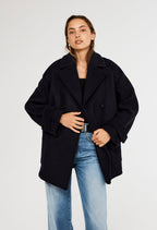 Manteau Galice - Marine - Claudie Pierlot - The Bradery