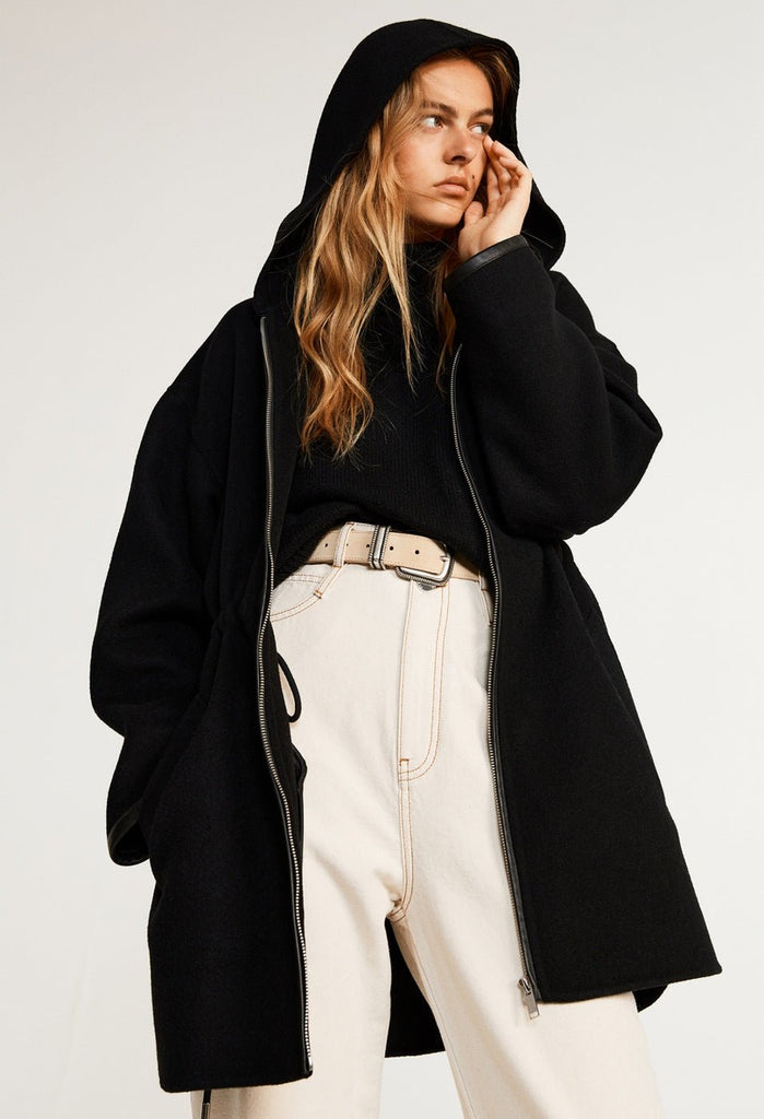 Manteau Gospel - Noir - Claudie Pierlot - The Bradery