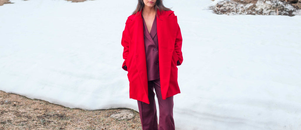 Modetrotter - Manteau Lionel Rifet - Rouge