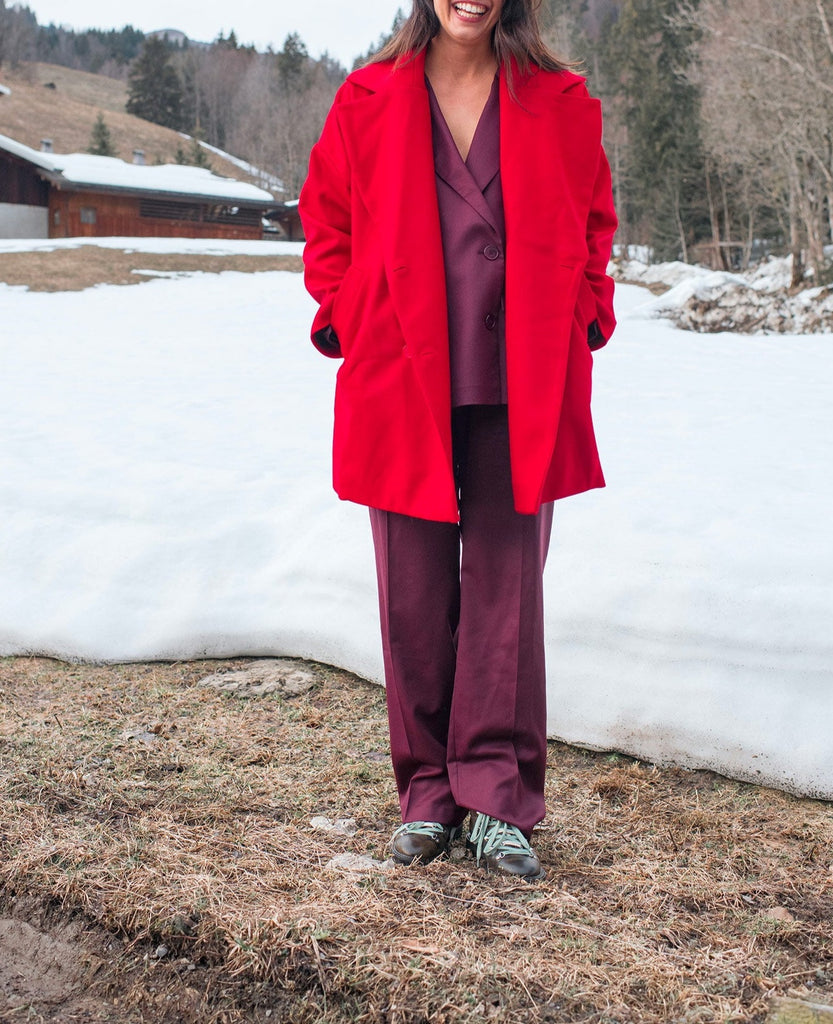 Modetrotter - Manteau Lionel Rifet - Rouge