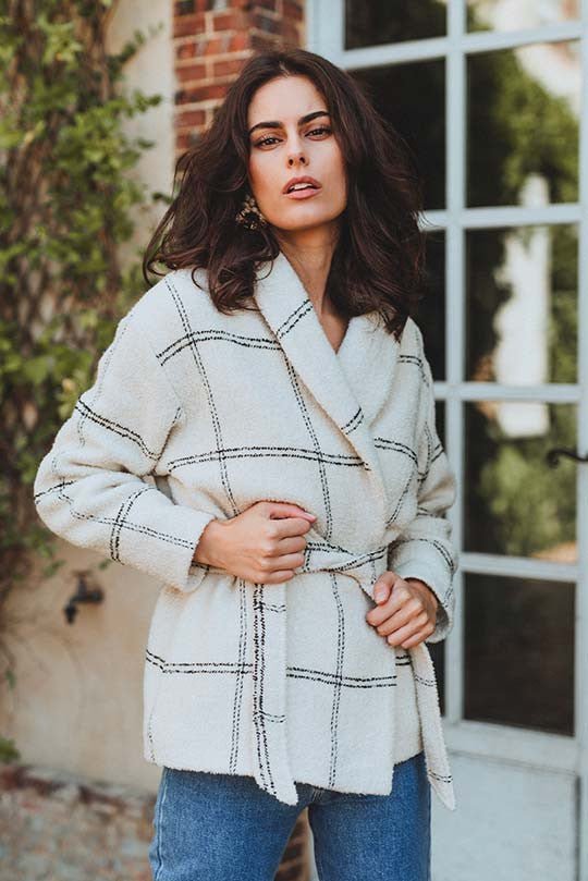 Manteau Maé Rava - Saaj Paris - The Bradery