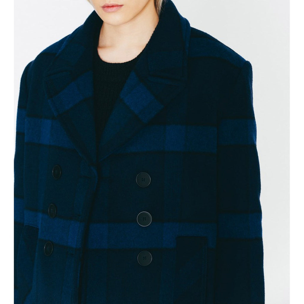 Manteau Stanley - Navy Check MANTEAU Margaux Lonnberg