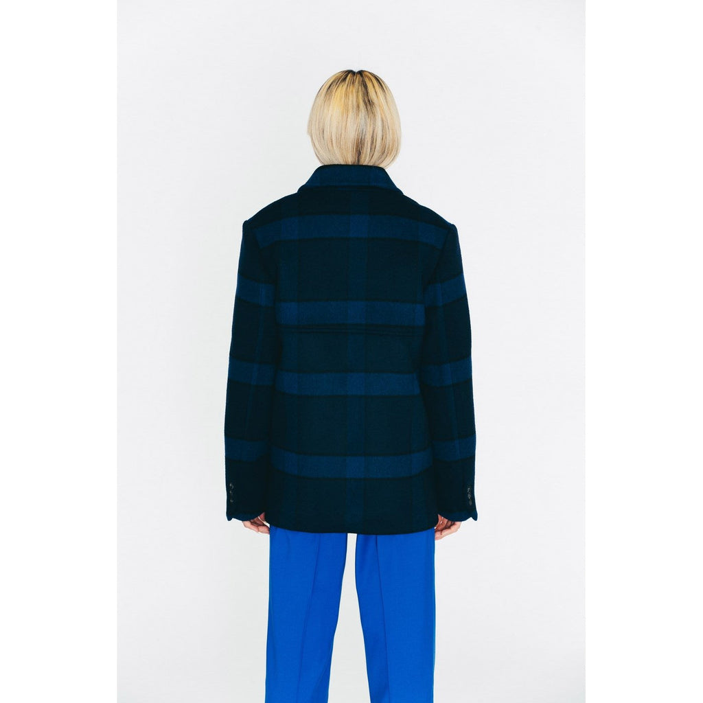 Manteau Stanley - Navy Check MANTEAU Margaux Lonnberg