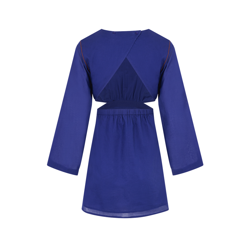Robe Courte Molly - Purple Blue