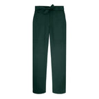 MARCO PANTALON TAILLE HAUTE EN POPLINE DE COTON - JUNGLE GREEN2 Pantalon Mare Di Latte