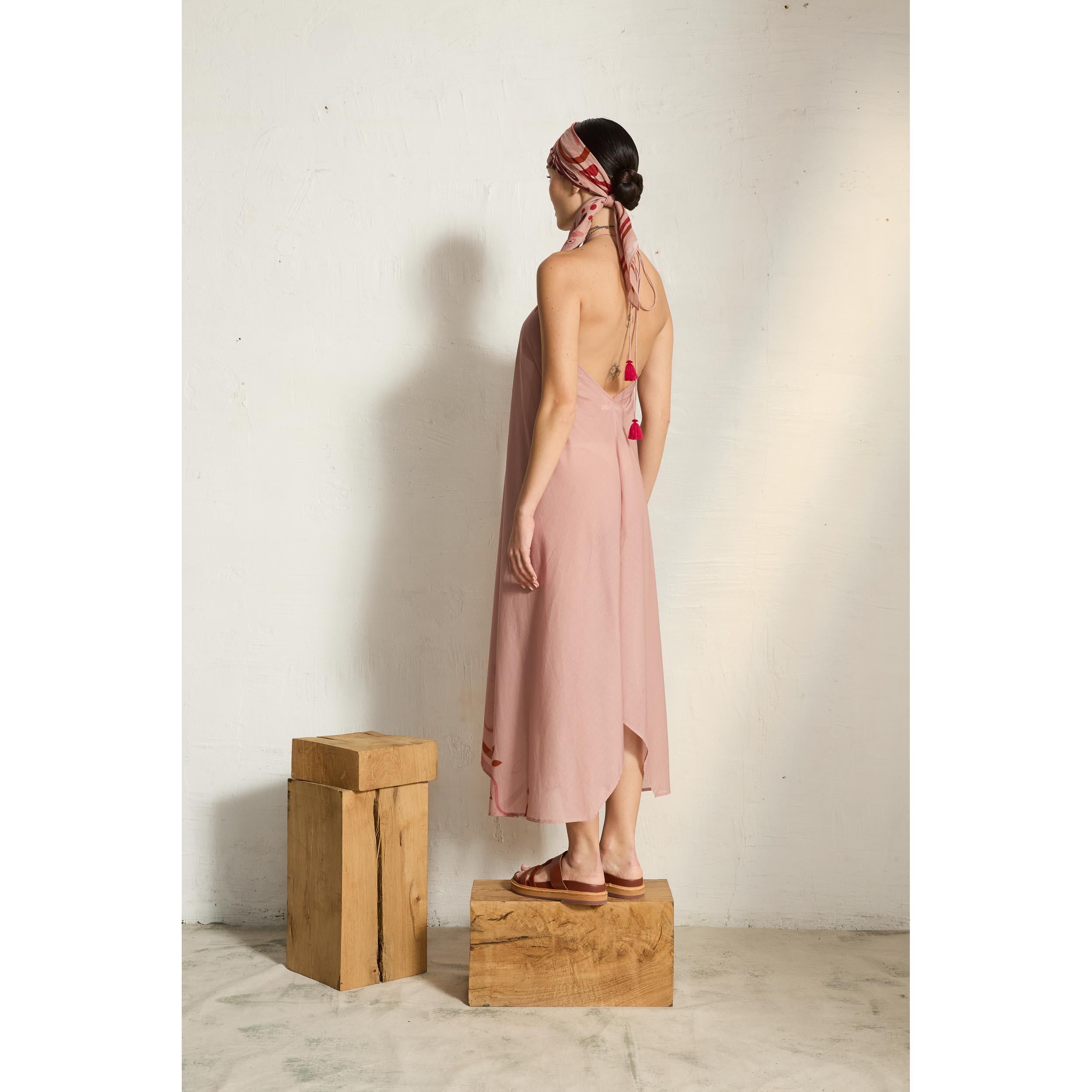 Robe Ivina Imprime Arabesque - Pink