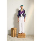 Blouse Heracles Imprime Riviera - Violet