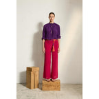 Blouse Claude Soie - Camelia Pink
