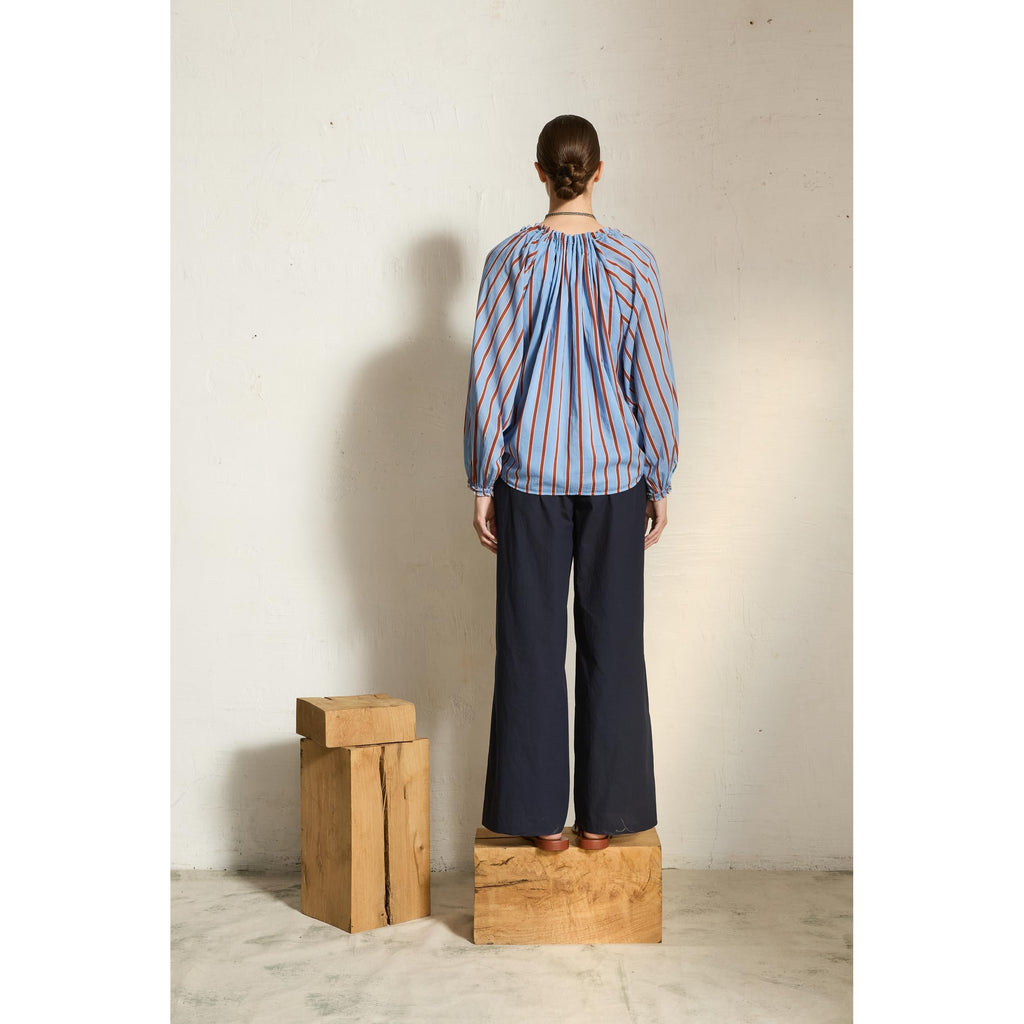 Blouse Bono Imprime Pelicano - Light Blue Red