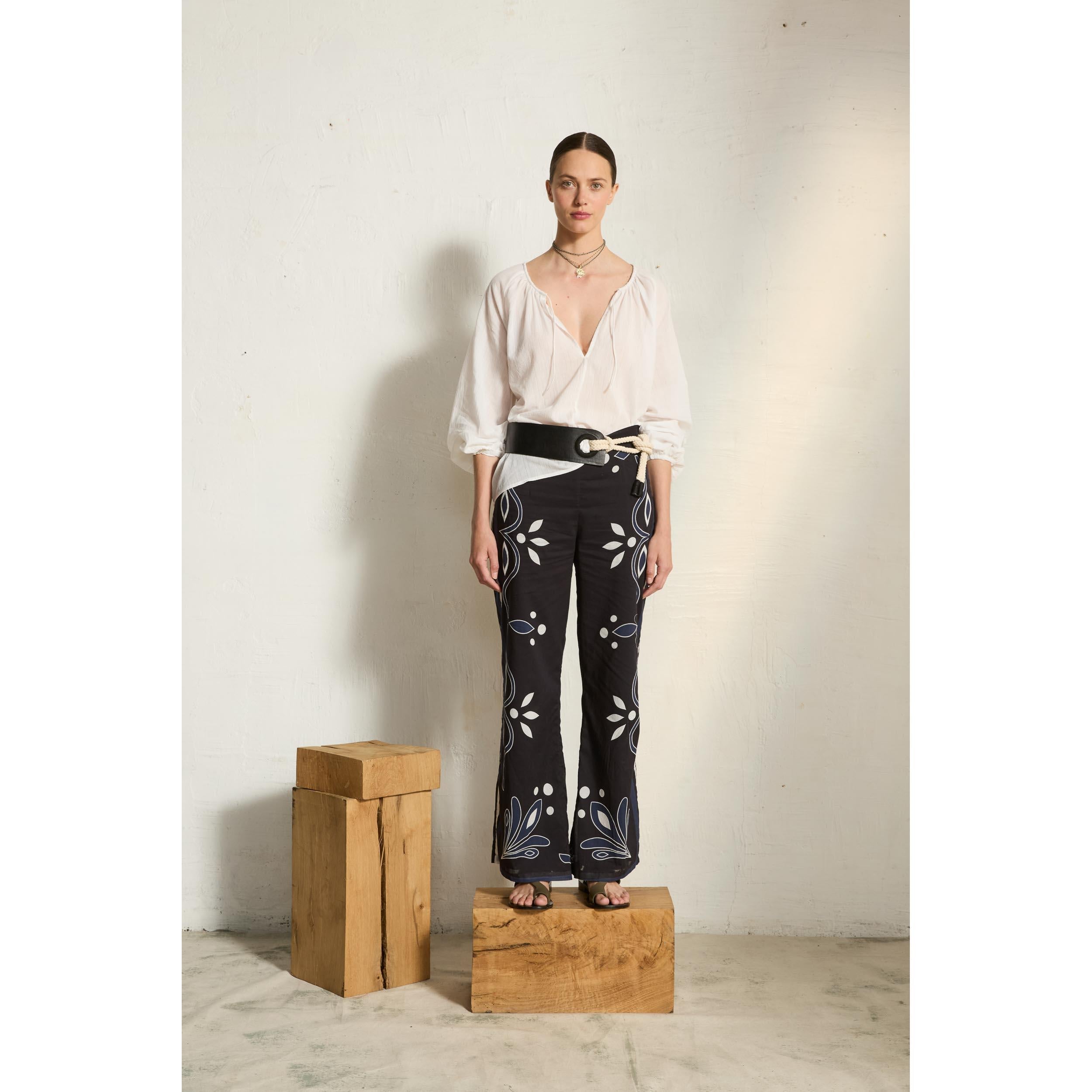 Blouse Rosie Ajouree - White