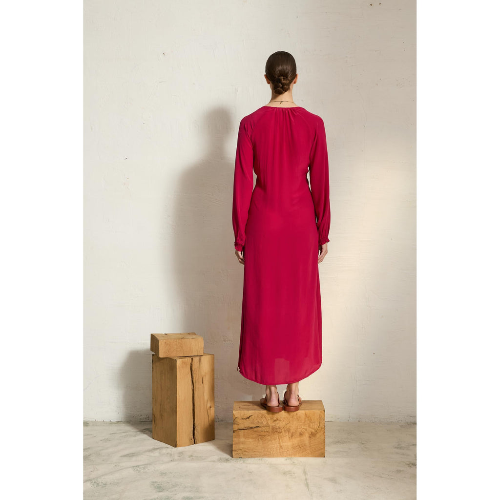Robe Esmee Soie - Camelia Pink