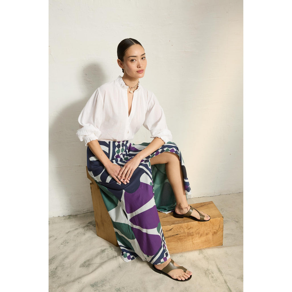 Jupe Pao Imprime Riviera - Violet