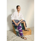 Jupe Pao Imprime Riviera - Violet