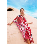 Robe Louna Imprime Riviera - Red