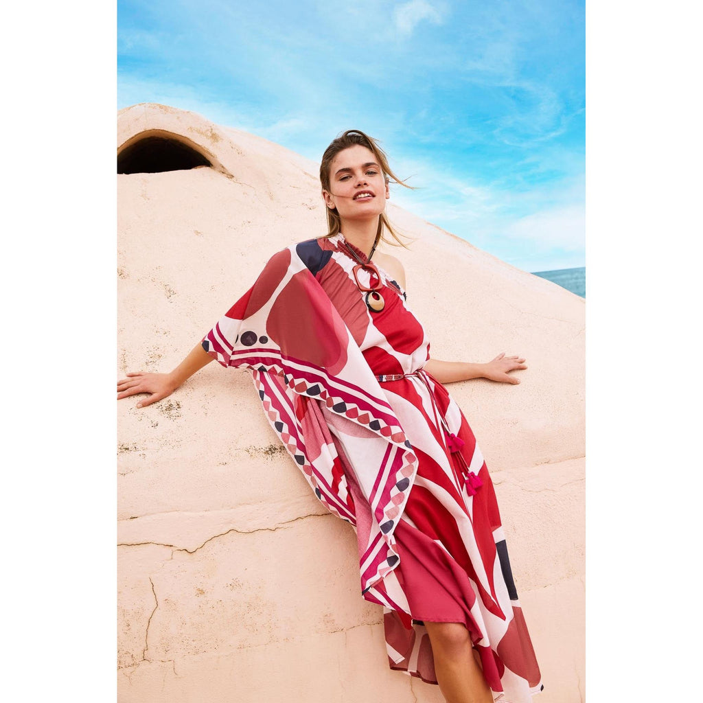 Robe Louna Imprime Riviera - Violet