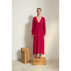 Robe Esmee Soie - Camelia Pink
