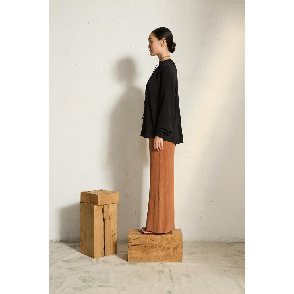 Blouse Claude Soie - Black