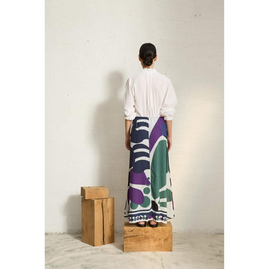 Jupe Pao Imprime Riviera - Violet