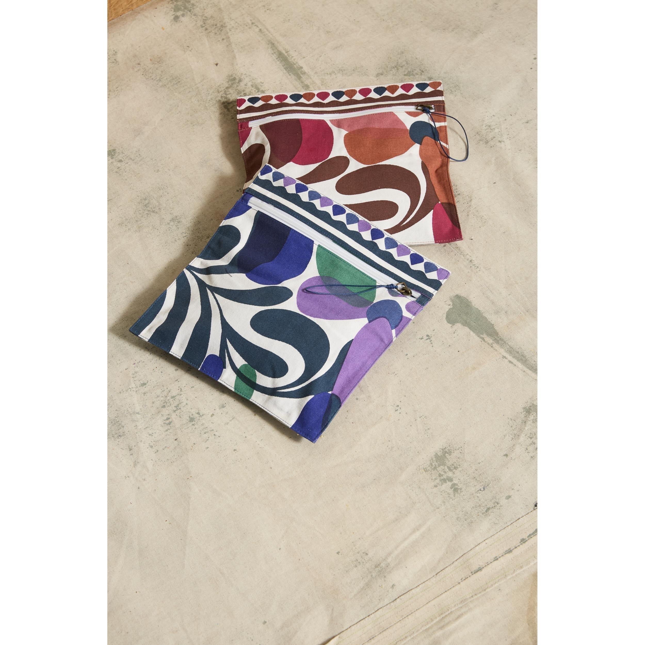 Pochette Bimba Imprime Riviera - Violet