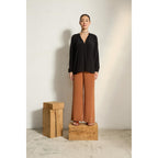 Blouse Claude Soie - Black