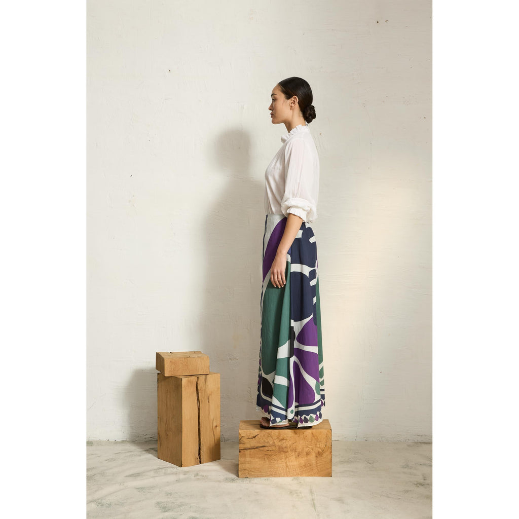 Jupe Pao Imprime Riviera - Violet
