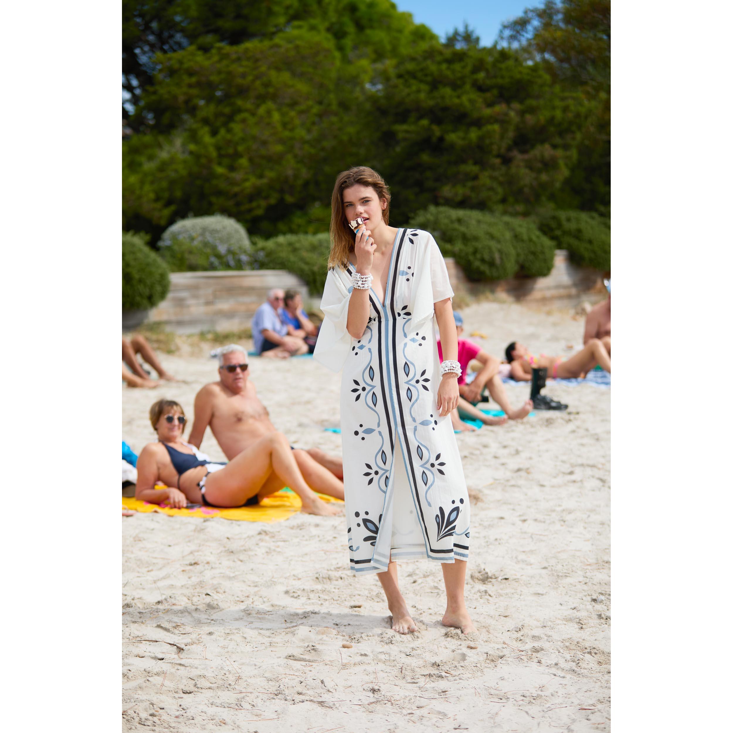 Robe Souane Imprime Arabesque - Pink