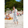 Robe Souane Imprime Arabesque - White