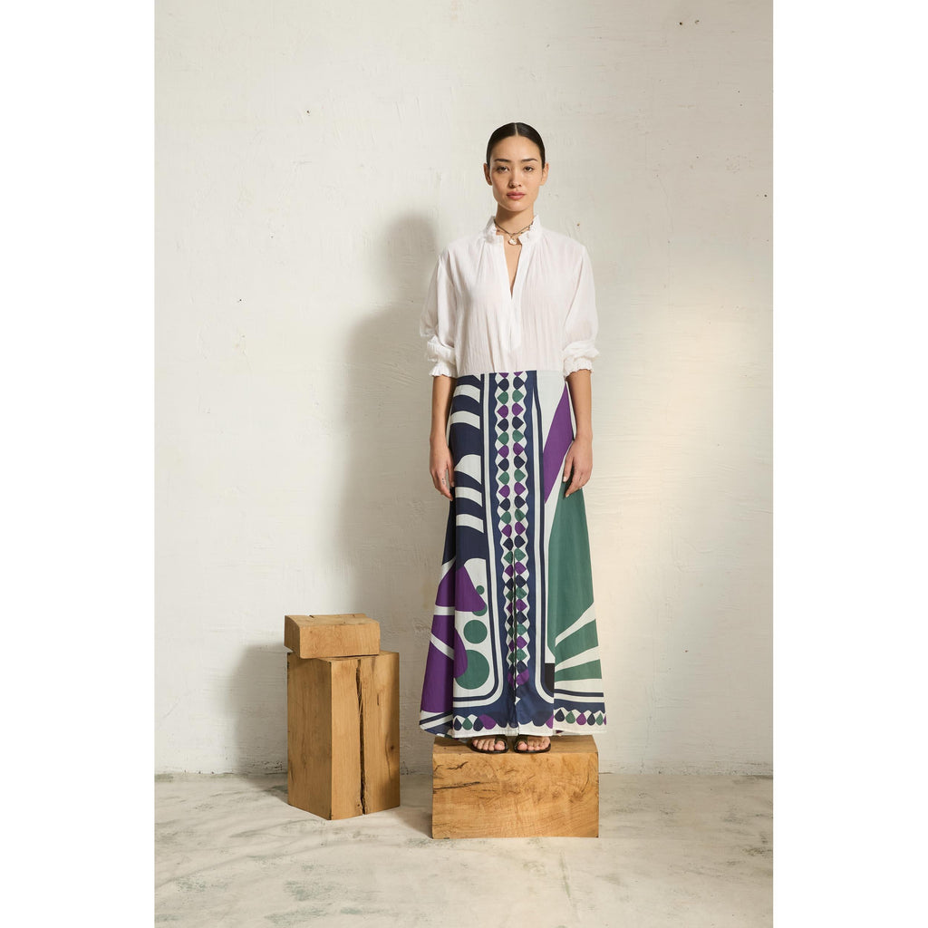 Jupe Pao Imprime Riviera - Violet