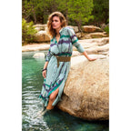 Robe Olga Imprime Td Check - Lagon