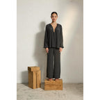 Blouse Claude Soie - Ardoise