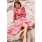 Jupe Pao Imprime Arabesque - Pink